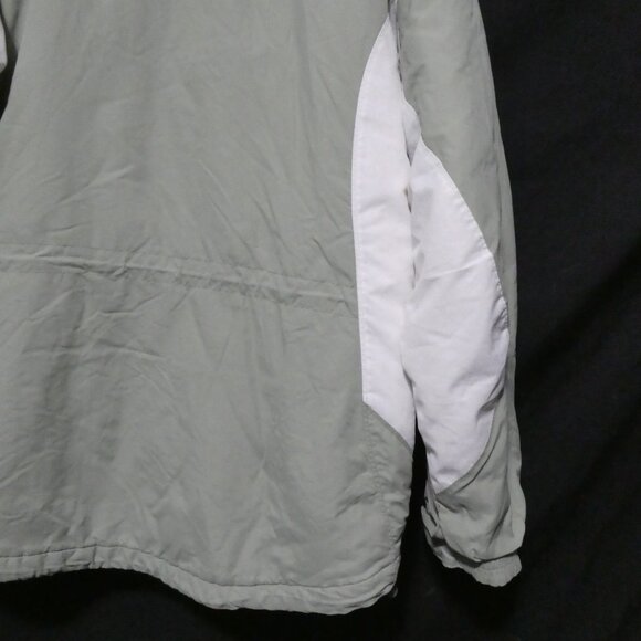 COLUMBIA SPORTSWEAR COMPANY | women's large | Green and White Hooded Jacket - Picture 15 of 16